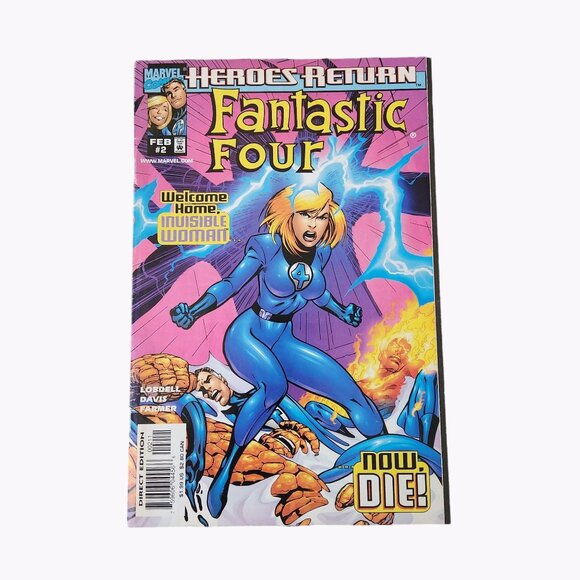 Marvel Heroes Return Fantastic Four #2 1998 Comic Book Collector Bagged Boarded - Picture 1 of 2
